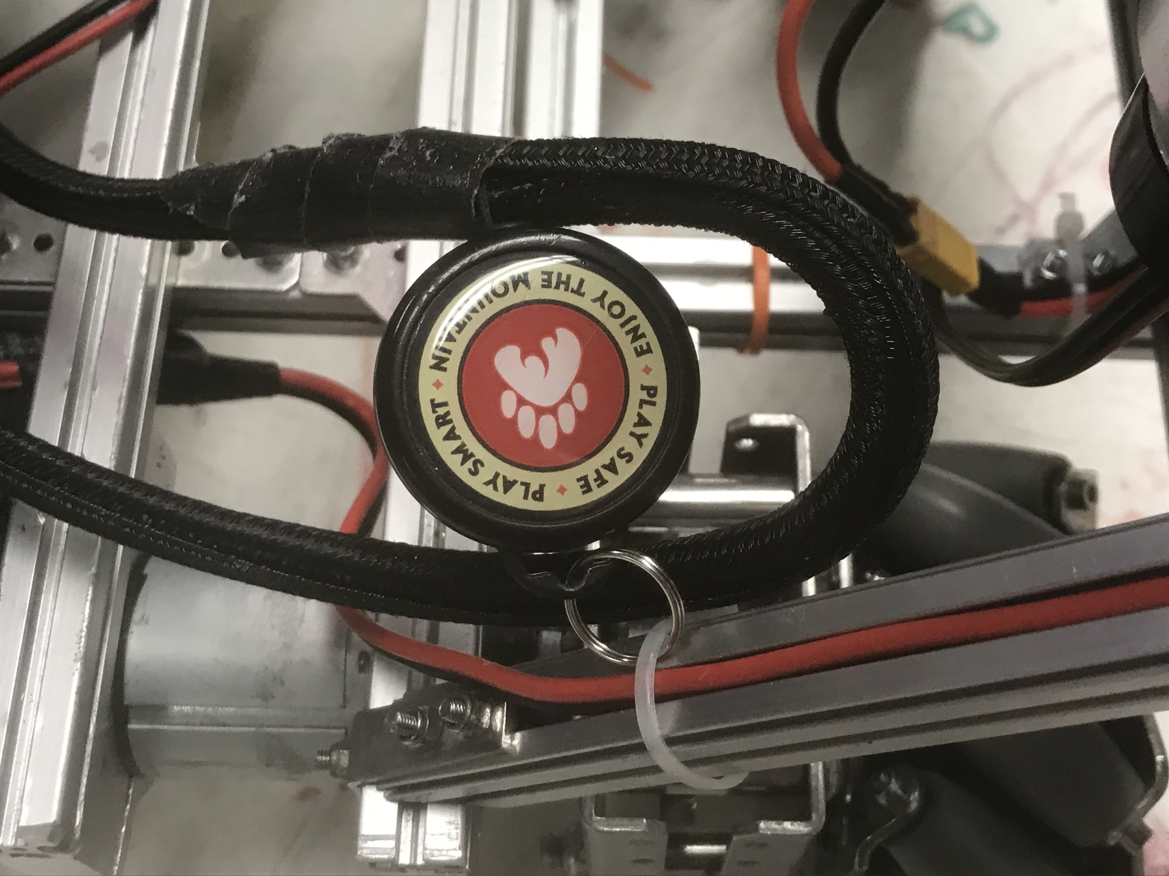 248's robot's badge retractor cable management