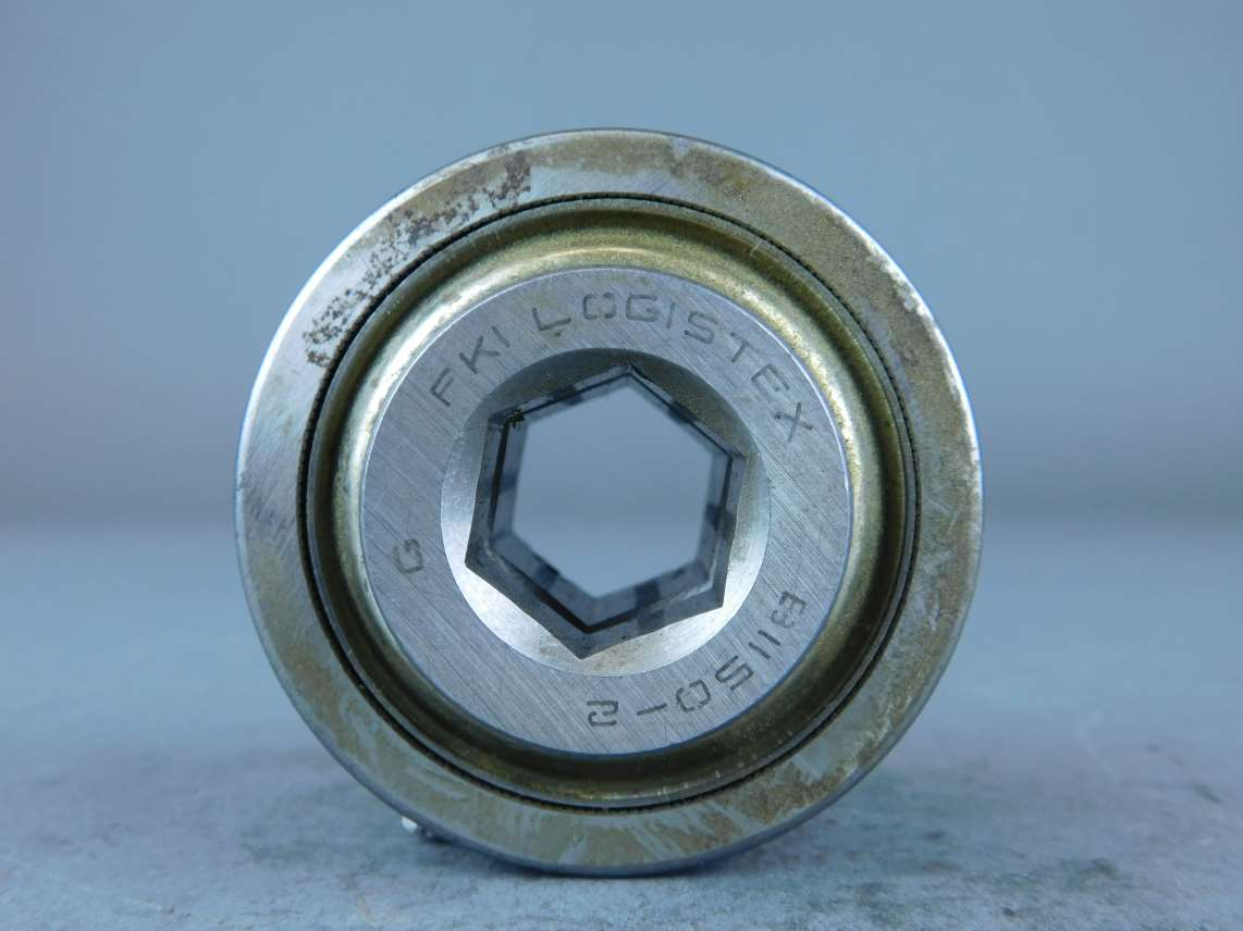 A bearing with a hex bore