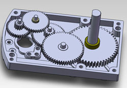 An example spur gearbox